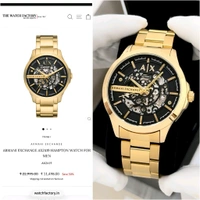 Armani_ Exchange_ Hampton Automatic Gold Watch For Men