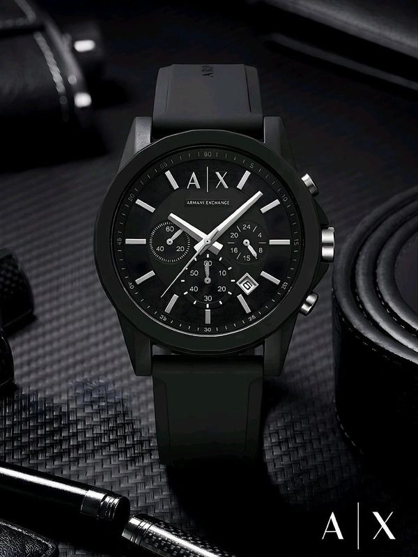 Armani_ Exchange_ AX1326 Outerbanks Chronograph Watch for Men - Black