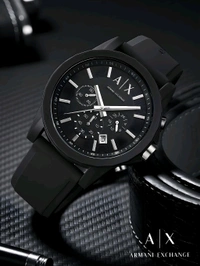 Armani_ Exchange_ AX1326 Outerbanks Chronograph Watch for Men - Black