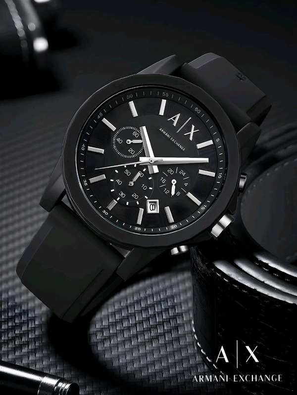 Armani_ Exchange_ AX1326 Outerbanks Chronograph Watch for Men - Black
