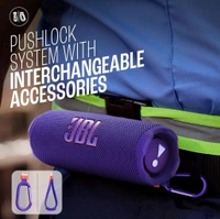 JBL_ Flip 7 Wireless Portable Bluetooth Speaker, Bold Pro Sound with Sound Boost, 4-5 Hrs of Playtime, IP68 Water & Dustproof (Purple)
- Purple