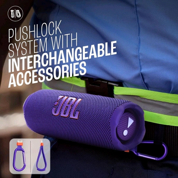 JBL_ Flip 7 Wireless Portable Bluetooth Speaker, Bold Pro Sound with Sound Boost, 4-5 Hrs of Playtime, IP68 Water & Dustproof (Purple)
- Purple