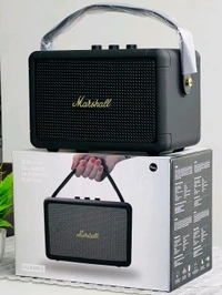 Marshall_ Kilburn II 20W Portable Bluetooth Speaker - Black & Brass - Black