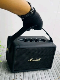 Marshall_ Kilburn II 20W Portable Bluetooth Speaker - Black & Brass - Black