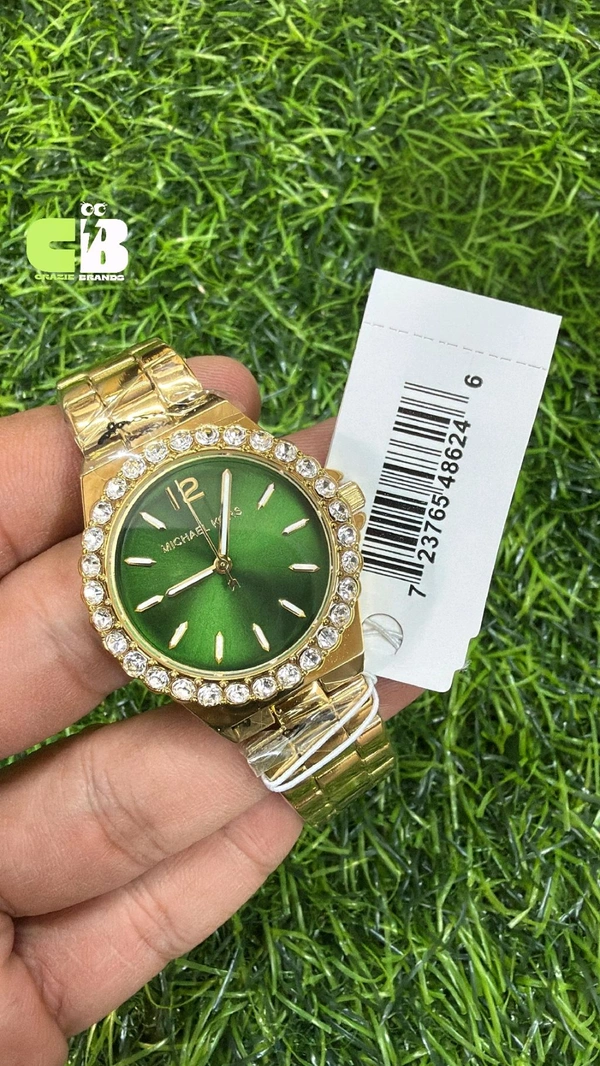 Michael_ Kors_ Lennox Gold tone Watch For Women MK7395