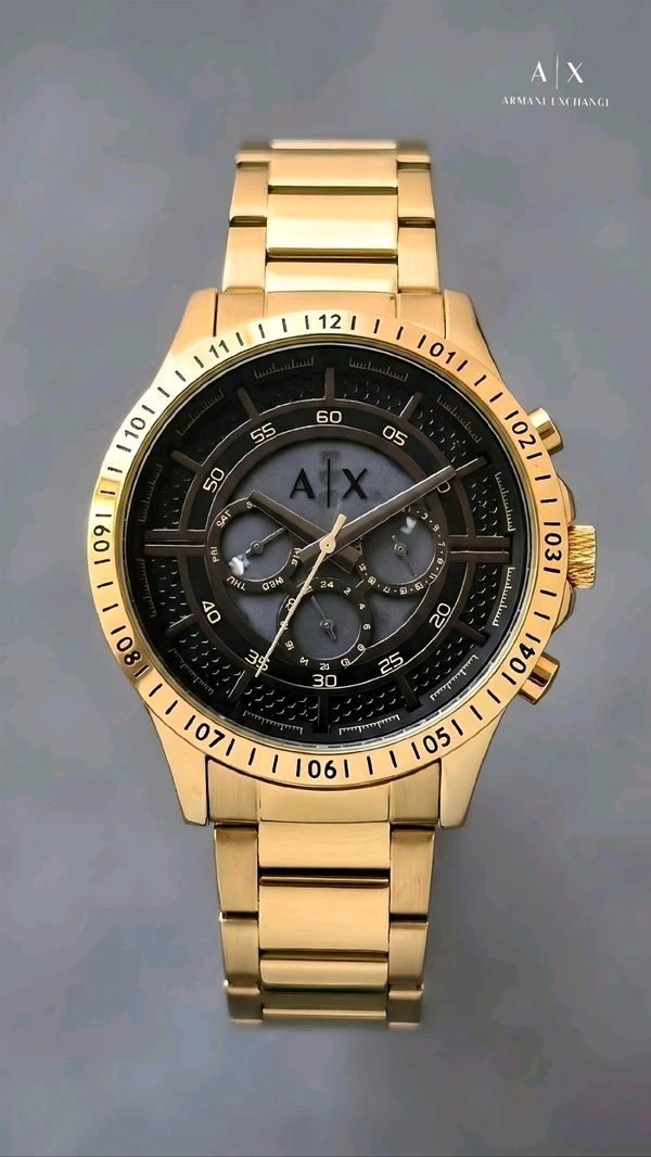 ARMANI_ EXCHANGE_ AX2461 Analog Chronograph Quartz Golden Watch For Men