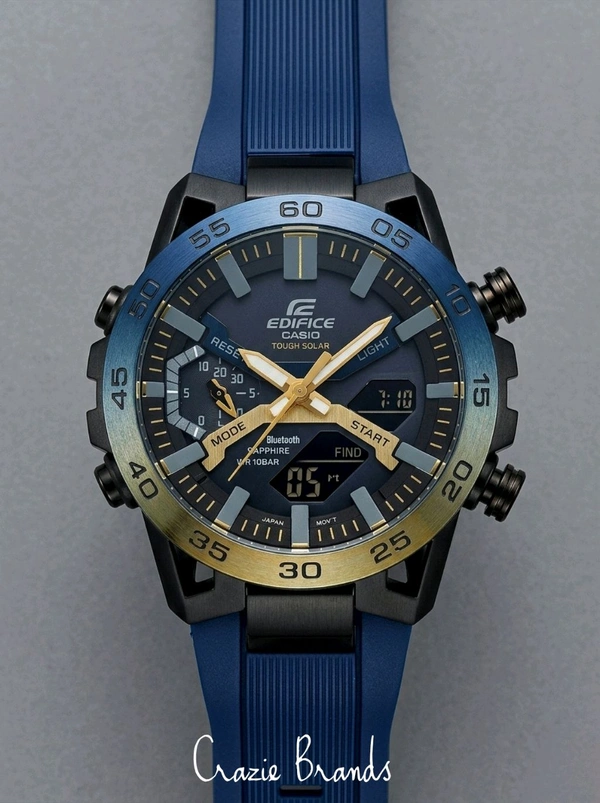 CASIO_ EDIFICE_ ECB-2000NP-1ADF Analogue Digital Quartz Watch For Men