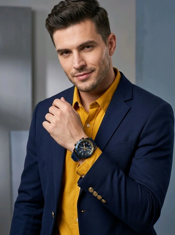 CASIO_ EDIFICE_ ECB-2000NP-1ADF Analogue Digital Quartz Watch For Men