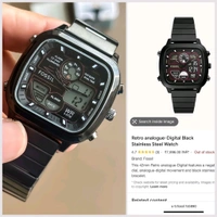 FOSSIL_ FS5892 Retro Analog Digital Watch For Men