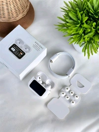 AirPods_ A9 Pro Touch Display With Active Noise Cancellation/ENC White