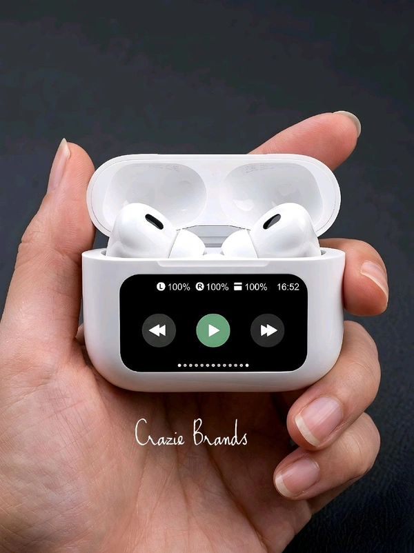 AirPods_ A9 Pro Touch Display With Active Noise Cancellation/ENC White
