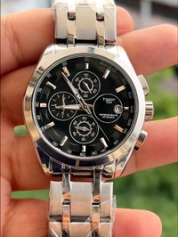 TISSOT_ COUTURIER_ Chronograph Quartz Silver Tone Watch For Men - Original Watch Box not Included with this Watch