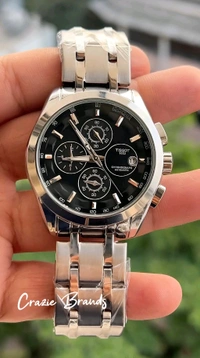 TISSOT_ COUTURIER_ Chronograph Quartz Silver Tone Watch For Men - Original Watch Box not Included with this Watch