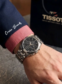 TISSOT_ COUTURIER_ Chronograph Quartz Silver Tone Watch For Men - Original Watch Box not Included with this Watch