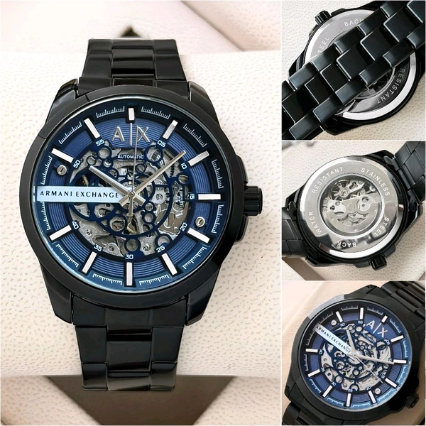 Armani_ Exchange_ Black Hampton AX2418 Automatic Analog Watch For Men