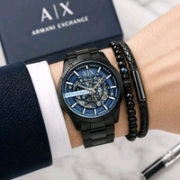 Armani_ Exchange_ Black Hampton AX2418 Automatic Analog Watch For Men