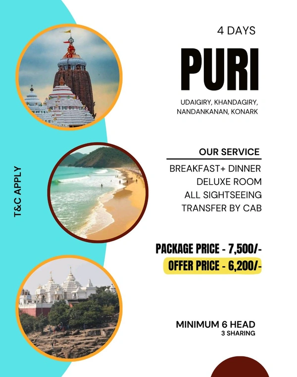 PURI TOUR - 3N/4D