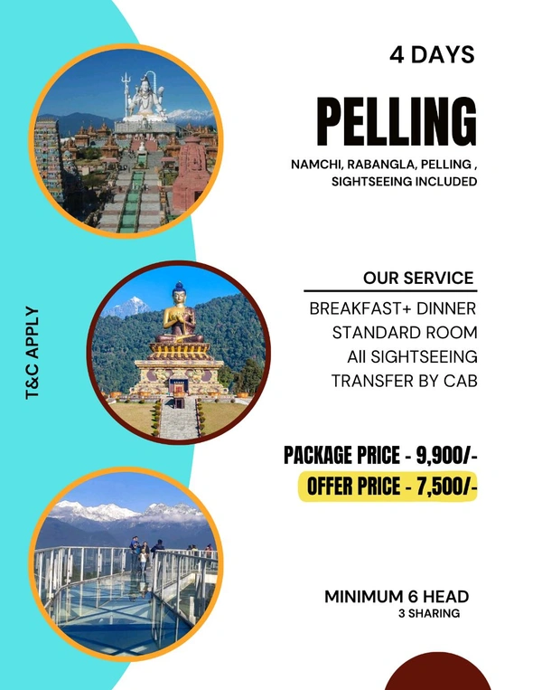 PELLING , RABANGLA - 3N/4D