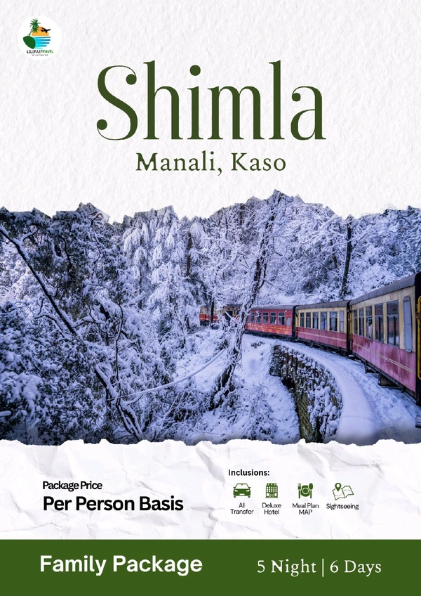 SHIMLA MANALI KASOL (FLY)- 5N/6D
