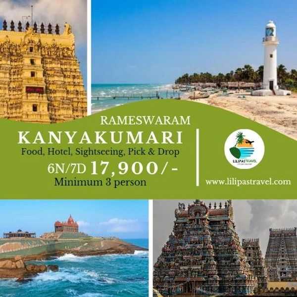 KANYAKUMARI, RAMESWARAM - 6N/7D