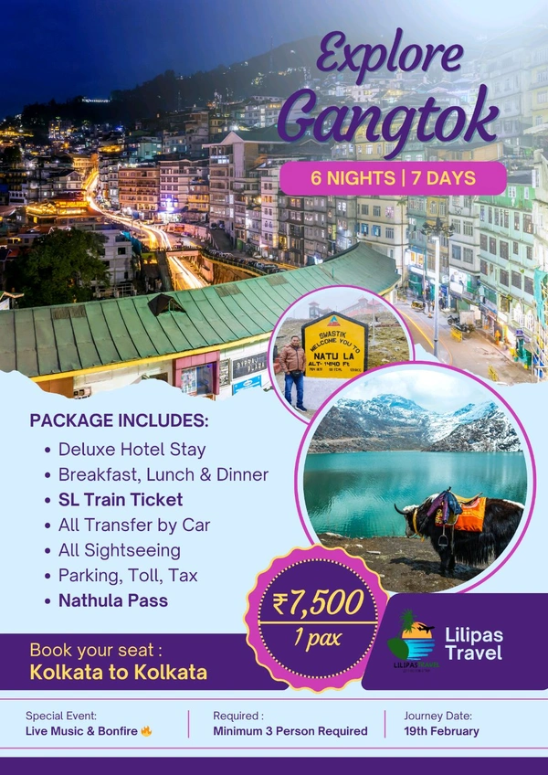 GANGTOK & OFFBEAT (26th FEB) - 6N/7D