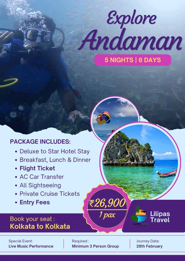 ANDAMAN (26th FEB) - 5N/6D
