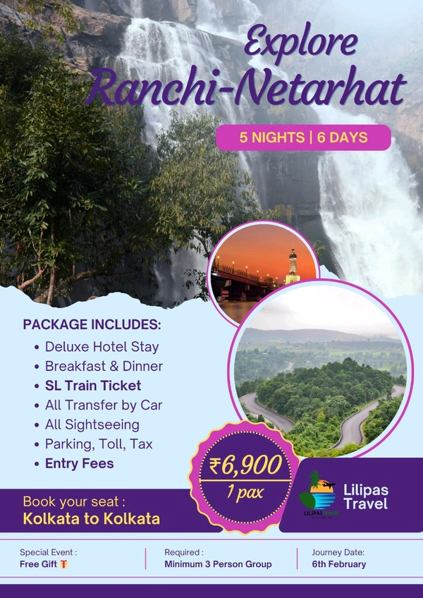 RANCHI & NETARHAT (6th FEB) - 5N/6D