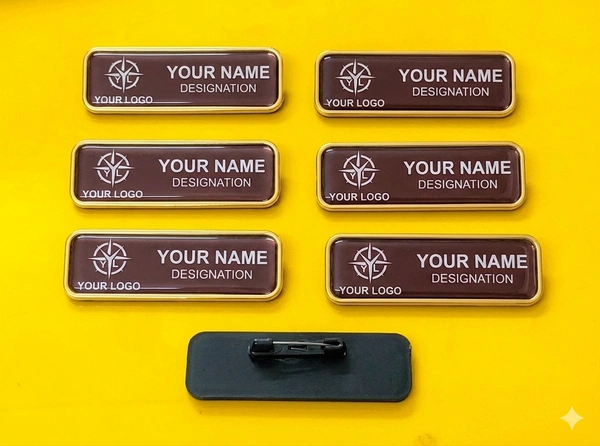 Student Officer Professional Name Badges - 74x24 mm