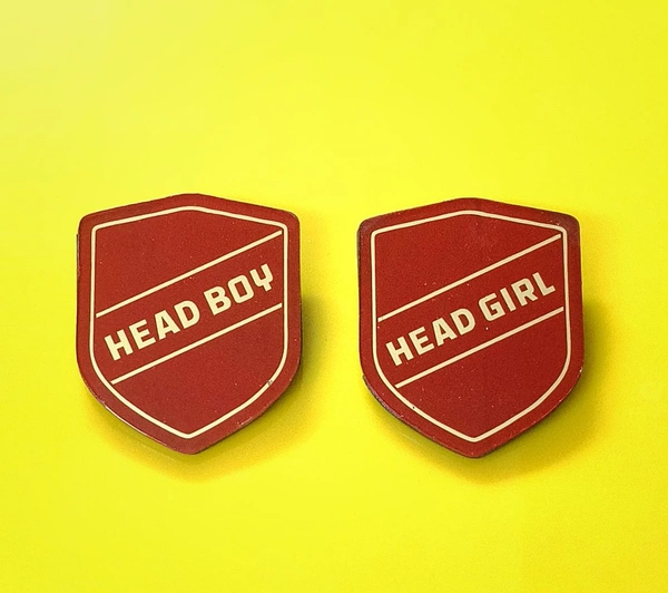 Best quality attractive School Student Badges wholesale or retail order now - 48x40 mm