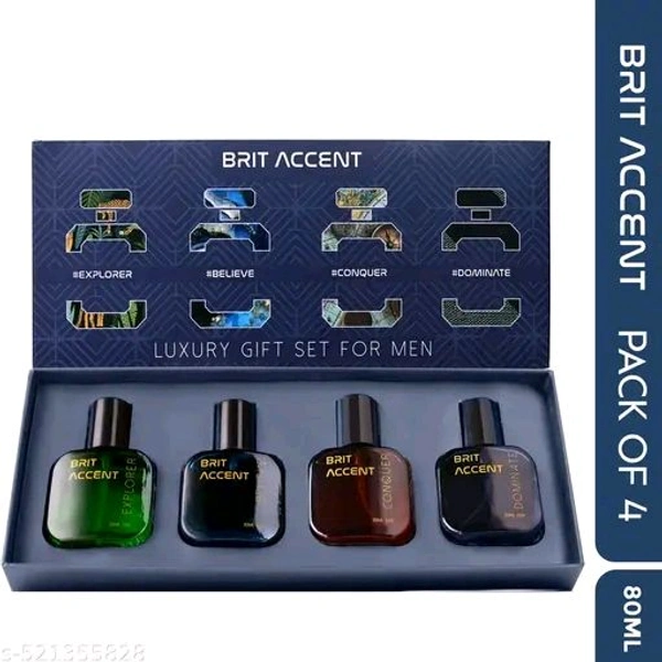 Elegant Perfume Set 4x 80 Ml