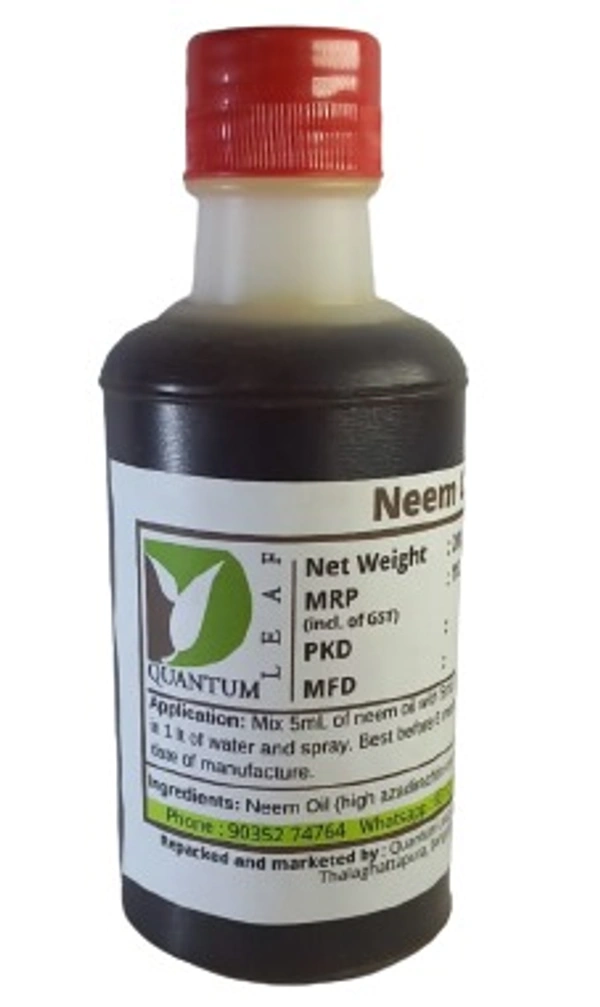 Quantum Leaf Neem Oil - 200ml, Morocco Brown