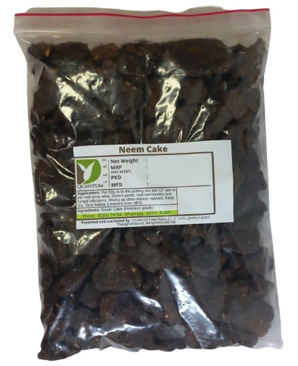 Quantum Leaf Neem Cake - 450g, Brown
