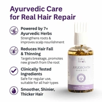 FOLLIBLOOM AyuGrowth Ayurvedic Hair Oil for Hair Fall & Hair Growth - 200 ml