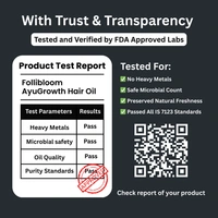 FOLLIBLOOM AyuGrowth Ayurvedic Hair Oil for Hair Fall & Hair Growth - 200 ml