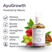 FOLLIBLOOM AyuGrowth Ayurvedic Hair Oil for Hair Fall & Hair Growth - 200 ml