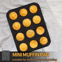 The Baking Curv 12-Cup Non-Stick Mini Muffin Pan – Perfect for Baking Cupcakes and Bite-Sized Treats