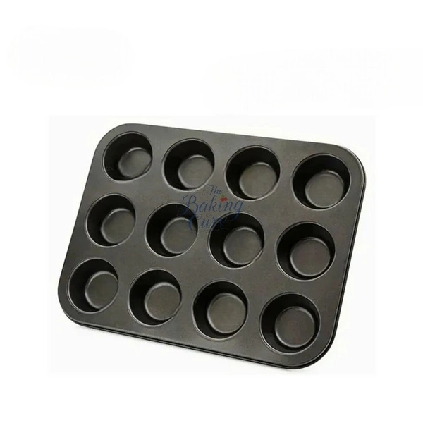 The Baking Curv 12-Cup Non-Stick Mini Muffin Pan – Perfect for Baking Cupcakes and Bite-Sized Treats