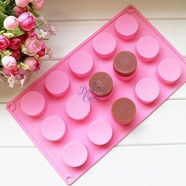 The Baking Curv 15 Cavity Round Silicone Soap Mold