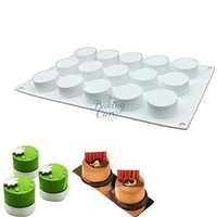 The Baking Curv 15 Cavity Round Silicone Soap Mold