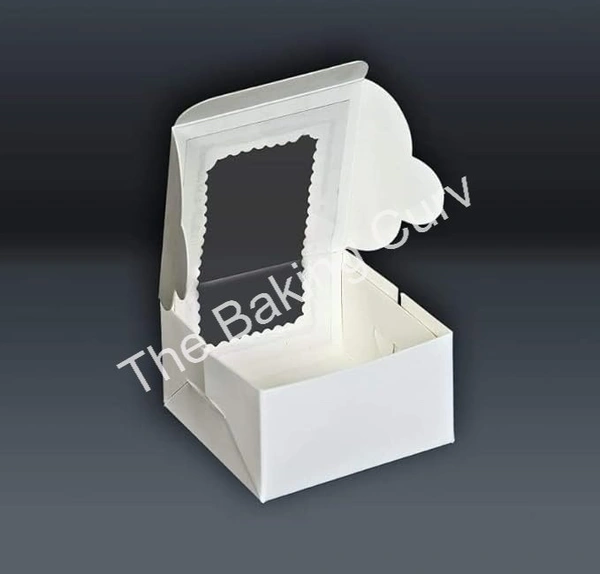 The Baking Curv 1 Pcs Brownie Box White - Pack of 10