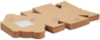 The Baking Curv Kraft 2 Brownie Box  - Pack of 10