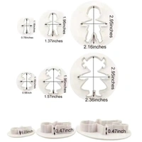 The Baking Curv 3 Pcs Little Girl Plunger Cutter Set – Fondant, Cookie & Biscuit Moulds for Baking