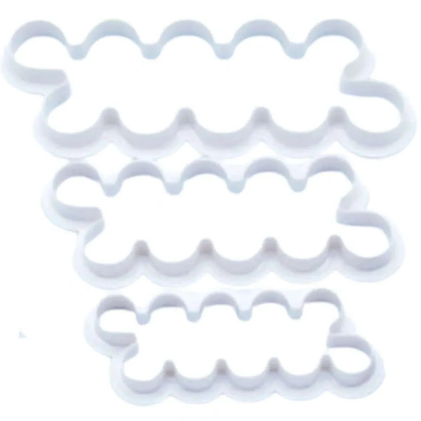 The Baking Curv Rose Plunger Cutter Set of 3 – Fondant, Cookie & Biscuit Cutters for Floral Cake Decorating