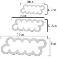 The Baking Curv Rose Plunger Cutter Set of 3 – Fondant, Cookie & Biscuit Cutters for Floral Cake Decorating