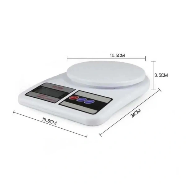 The Baking Curv SF-400 Kitchen Weighing Scale – Digital 10kg Scale for Baking, Cooking & Precision Measurement