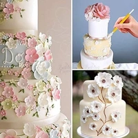 The Baking Curv 46 Pcs Fondant Cookie Sugar Craft Decorating Plunger Flowers Modelling DIY Cutters Moulds