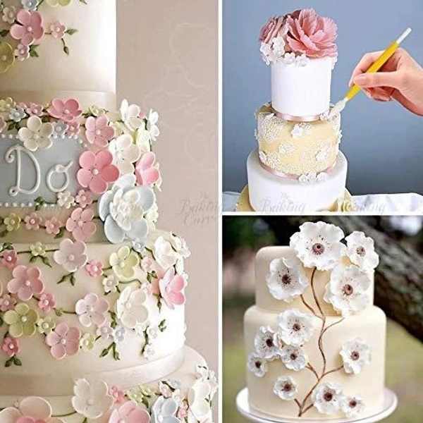The Baking Curv 46 Pcs Fondant Cookie Sugar Craft Decorating Plunger Flowers Modelling DIY Cutters Moulds