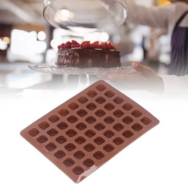 The Baking Curv 48 Cavity Alphabet Letter Silicone Mould – A to Z Chocolate & Fondant Mold for Baking & Cake Decorating