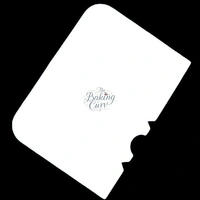 The Baking Curv 4pcs Side Scraper Set – Patterned Edge Cake Cream & Icing Smoother