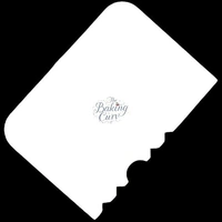 The Baking Curv 4pcs Side Scraper Set – Patterned Edge Cake Cream & Icing Smoother